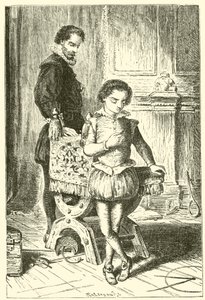 Blaise Pascal, da ragazzo, che scopre la matematica e la geometria nella nursery da English School